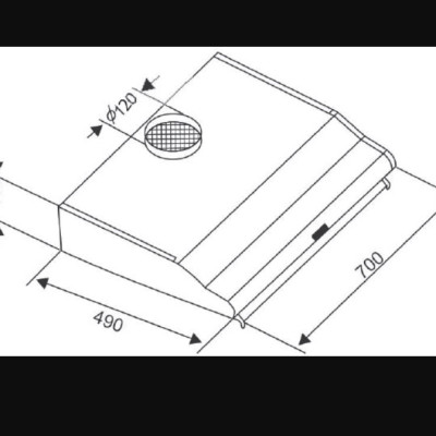 Máy hút mùi âm tủ Juno sofa Lantino LT 270BB 700 mm 