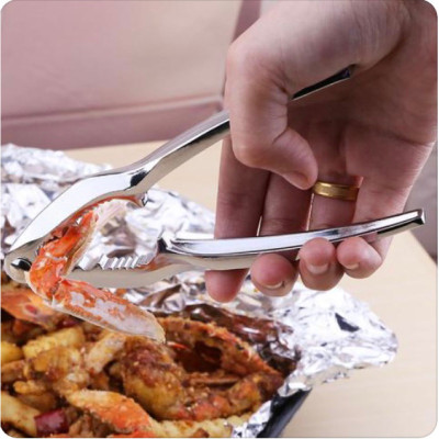 Dụng cụ kẹp ,  tách hải sản cua ghẹ , tách vỏ các loại hạt bằng inox không gỉ , phụ kiện nhà bếp đa năng 