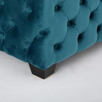 Ghế sofa đôn vuông vải nhung Juno Sofa HFC-GDV04-0.73 cao cấp