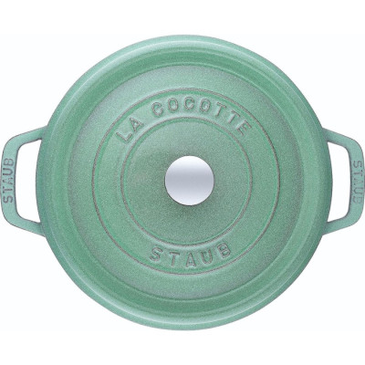 Nồi Tròn STAUB Màu Xanh Sage - 22cm (2.6L)