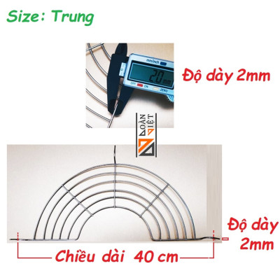 VĨ GÁC CHIÊN INOX - Vỉ gác chảo phơi hong đồ chiên, đồ nướng TIỆN LỢI. Dụng cụ nhà bếp dùng ráo dầu mỡ phù hợp cho mọi GIA ĐÌNH