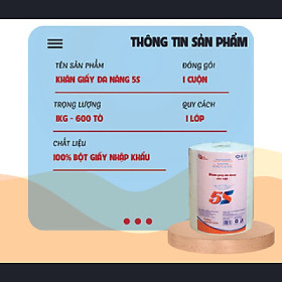Khăn giấy đa năng - 1kg dạng cuộn, lau bếp tiện lợi, thấm DẦU MỠ tốt, giấy thấm thực phẩm, bảo quản rau củ, giấy ăn