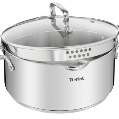 Nồi/ quánh Inox đáy từ Tefal Duetto Plus cao cấp (18cm/20cm/22cm/24cm/28cm) - Hàng chính hãng