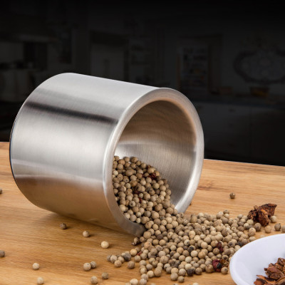 Bộ Cối Chày inox 304 Thép Không gỉ 10x9.5 - 14cm, hàng cao cấp không vết hàn - bảo hành trọn đời không han gỉ - GROFA
