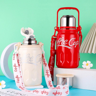 Bình Giữ Nhiệt Coffe Cup Dung Tích 1200ml 800Ml. Bình Đựng Nước Bằng Chất Liệu Inox 316 Cao Cấp