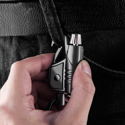 Vỏ Hộp Quẹt Bật Lửa Diêm Xăng Kiêm Móc Khóa Và Đèn Pin Honest BCK2-572 Nhỏ Gọn Tiện Dụng Đẹp Độc Lạ - Dùng Xăng Cao Cấp (giao màu ngẫu nhiên)