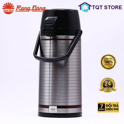 Phích nước cao cấp Rạng Đông 2,0 lít vỏ Inox, Giữ nhiệt nóng lạnh, Pha trà thảo mộc, Model: RD-2045 ST3.E