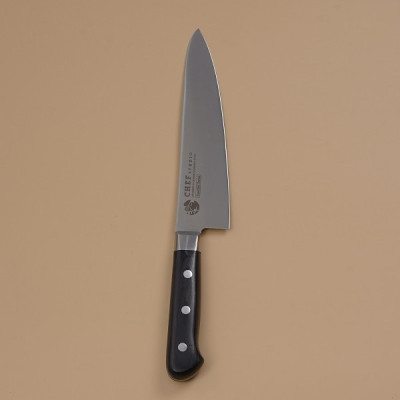 [Hàng chính hãng] Dao đầu bếp thái thịt cá Chef Studio Essential Chef 180mm, Lưỡi thép không gỉ AUS8, độ cứng lên đến 59HRC, cán gỗ pakka full-tang chắc chắn, nắp chặn bằng thép không gỉ - CHS202