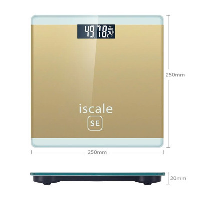 Cân Sức Khỏe Điện Tử Gia Đình – Tải Trọng 180kg, Màn Hình LED Báo Nhiệt Độ Rõ Nét