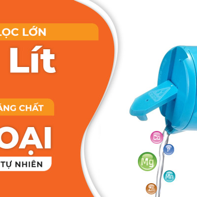 Bình Lọc Nước Ion Kiềm Alkaline Waterman - Hàng chính hãng