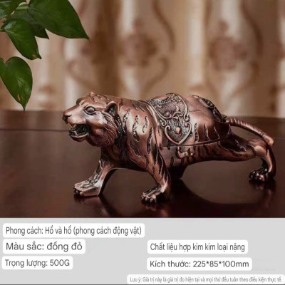 Gạt Tàn hình con Hổ Phong Thuỷ Gạt Tàn Cọp Tài Lộc trang trí