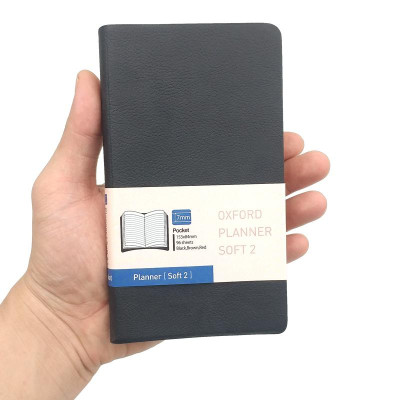 Sổ Lên Kế Hoạch Bỏ Túi Bìa Mềm 96 Trang - Oxford PLN1PK-T - Màu Đen