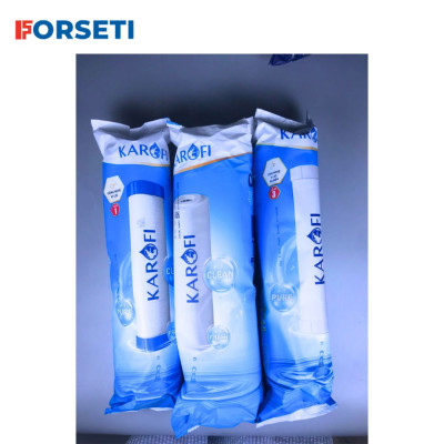 Combo 4 lõi lọc thô (Bộ lọc thô số 1,2,3 + lõi số 1) cho máy lọ nước RO Karofi - Hàng Chính hãng