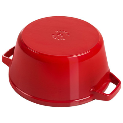 Bộ Nồi Gang STAUB Tròn Màu Đỏ Cherry - 4 Món