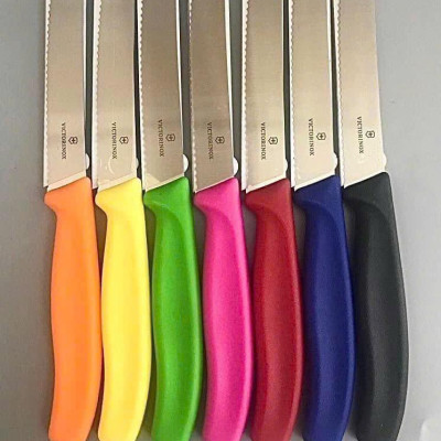 Dao gọt Victorinox 11cm Swiss Classic coltello tavola, set 6 colori 6.7839.6G