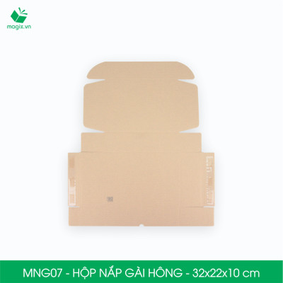MNG07 - 32x22x10cm - Combo 20 hộp nắp gài hông - Thùng carton đóng hàng 