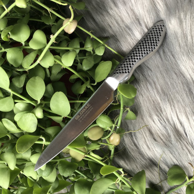 Dao gọt hoa quả Nhật, hiệu global, dài 22cm, liền khối, không rỉ, sắc bén