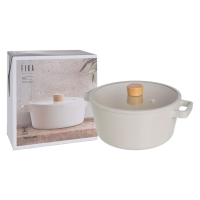 [Hàng chính hãng] Combo Nồi trung 24cm, bếp từ Neoflam Fika Hàn Quốc, ăn lẩu, nấu hàng ngày, quay Vlog
