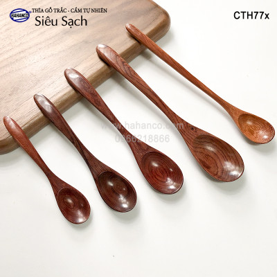 Muỗng, thìa gỗ Trắc hoặc Cẩm, siêu sạch (đủ cỡ) decor, xúc gia vị, ăn uống, cafe, trà, sinh tố, an toàn thực phẩm