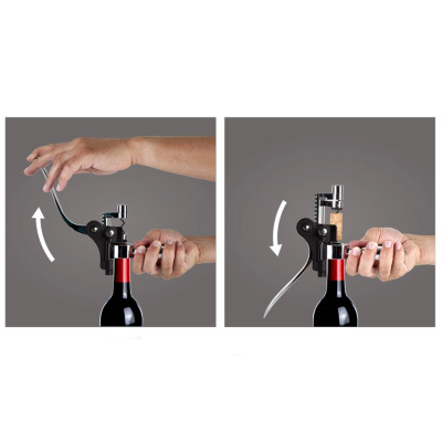 Vacu Vin - Dụng cụ khui rượu Lever tay cầm ngang (2021)