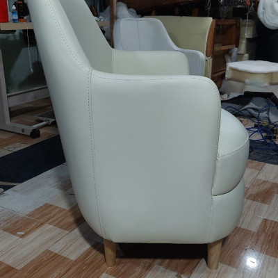 Ghế sofa đơn Juno sofa màu trắng 