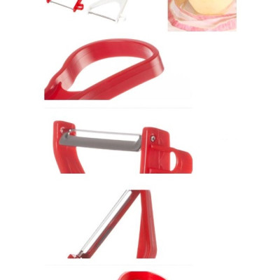 Dụng cụ bào vỏ lưỡi xoay inox Echo Metal hàng Made in Japan