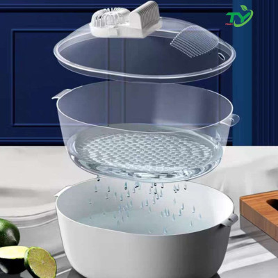 Best cook máy rã đông thực phẩm Rổ rã đông cho thịt lạnh Khay nhanh 4 trong 1 căn bếp gia đình,Máy Khử Khuẩn Và Rã Đông Thực Phẩm, Máy