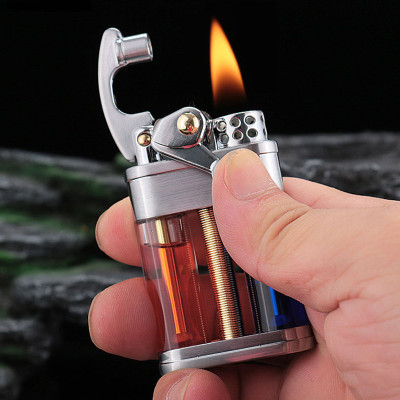 Vỏ Hột Quẹt Bật Lửa Xăng Đá Zorro Z721 Lộ Thiên Kèm 3 Bình Xăng Màu Cực Đẹp - Nhiều Màu