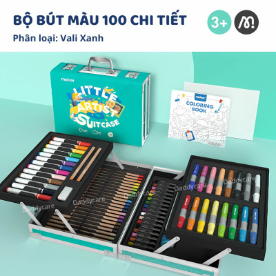 Bộ Bút màu hữu cơ Cho Bé Màu sáp Mideer Artist Suitcase