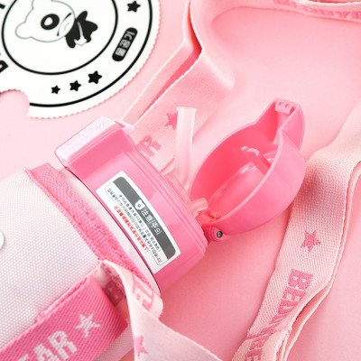 Bình giữ nhiệt cho Bé Gái Chính hãng 100% BEDDYBEAR - Dung tích 600 ml - 2 Nắp thay thế - họa tiết Unicorn-Kỳ Lân - phù hợp Bé từ 2 tuổi trở lên - Bảo hành chính hãng 2 năm