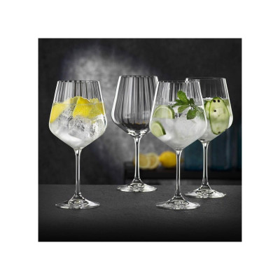 Bộ 4 Ly pha lê có rãnh Gin & Tonic Nachtmann 102892 Hàng Chính hãng