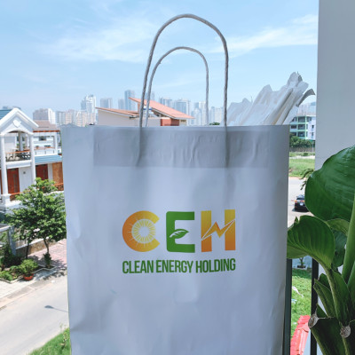 Ống hút giấy cao cấp Clean Paper Straw _ thùng 2500 ống có bọc giấy kích thước 6mm x 197mm dùng uống cà phê nước ép... ( take away)