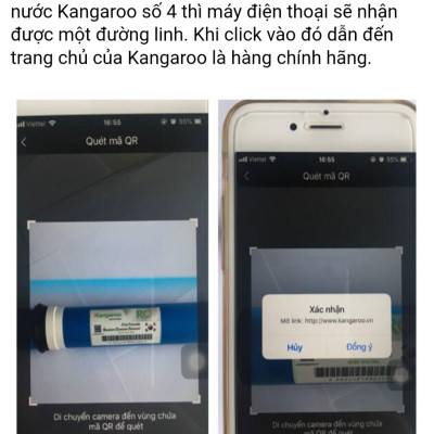 MÀNG RO VORTEX 50GPD, LÕI SỐ 4 KANGAROO công suất 10 lít/giờ dùng cho máy lọc nước gia đình