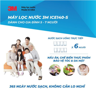 Máy Lọc Nước Lắp Dưới Bồn Rửa 3M BREW120-MS Kèm Vòi 3M - Không Điện - Hàng Chính Hãng