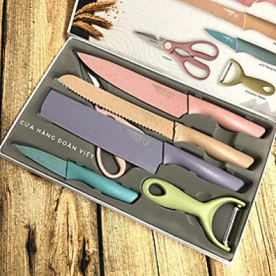 Bộ Dao Kéo Nhựa Lúa Mạch Chống Dính C.Lượng. Chuyên phục vụ Sp Gia dụng, Khuôn làm bánh, Dụng cụ học Sinh, Nhà hàng, Quá