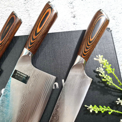 BỘ 3  DAO NHẬT - DAO BẾP SASHIMI, USUBA MÃ DT2