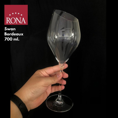 Ly Rượu Vang Đỏ Pha Lê 700ml Mài Vát Rona Handmade