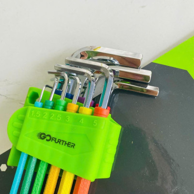 Bộ lục giác màu GOFUTHER chất liệu thép CRV cao cấp