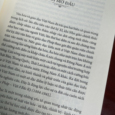 (Giải thưởng Sách Quốc Gia 2013) GIÁO DỤC PHÁP – VIỆT Ở BẮC KỲ (1884 – 1945)  (Bìa mềm)  – Trần Thị Phương Hoa - MaiHaBooks