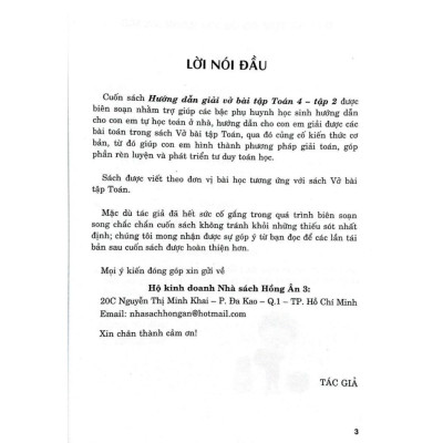 Sách-Hướng Dẫn Giải Vở Bài Tập Toán 4 Tập 2 (Bám sát SGK Kết Nối Tri Thức Với Cuộc Sống)