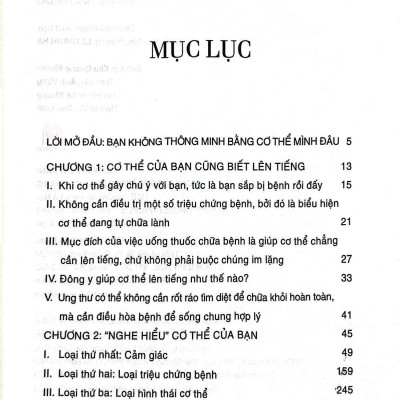 Điều Cơ Thể Muốn Bạn Lắng Nghe