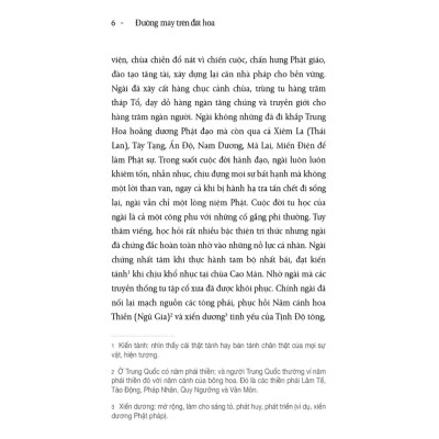 Sách Đường mây trên đất hoa (Tái bản 2022) - Hòa Thượng Hư Vân, Thích Hằng Đạt, Nguyên Phong