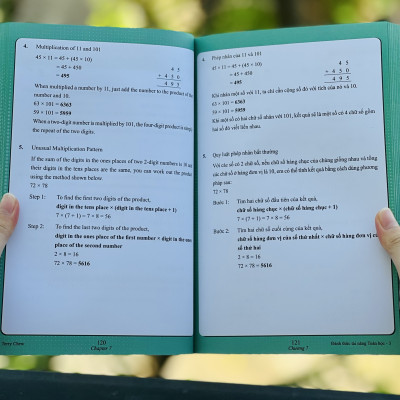 Sách Đánh Thức Tài Năng Toán Học 2 và 3 ( 8 - 10 tuổi ) - Sách Song Ngữ ( Việt – Anh) Giúp Trẻ Vừa Học Toán Vừa Ôn Luyện Tiếng Anh Theo Chương Trình Singapore, Sách Toán Lớp 2, Lớp 3, Lớp 4 - Á Châu Books, Bìa Cứng, In Màu