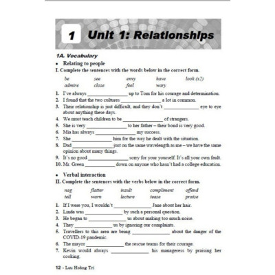 Sách - Bài tập tiếng anh 12 (dùng kèm sgk chân trời sáng tạo) - HA