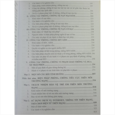 CẨM NANG CÔNG TÁC THAM VẤN HỌC ĐƯỜNG NHỮNG QUY ĐỊNH PHÁP LÝ VÀ BIỆN PHÁP, KỸ NĂNG PHÒNG NGỪA, XỬ LÝ VI PHẠM VỀ HÀNH VI BẠO LỰC, BÓC LỘT, XÂM HẠI TÌNH DỤC TRẺ EM, TỆ NẠN XÃ HỘI TRONG TRƯỜNG HỌC, GIA ĐÌNH, XÃ HỘI VÀ MÔI TRƯỜNG MẠNG
