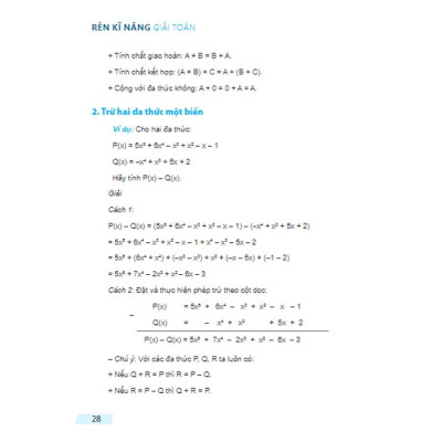 Rèn Kĩ Năng Giải Toán Lớp 7 Tập 2 - (Theo Chương Trình Giáo Dục Phổ Thông Mới) - Bản Quyền