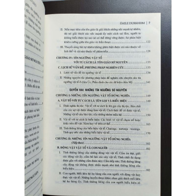 Những Hình Thái Sơ Nguyên Của Đời Sống Tôn Giáo - Les Formes Élémentaires de la Vie Religieuse