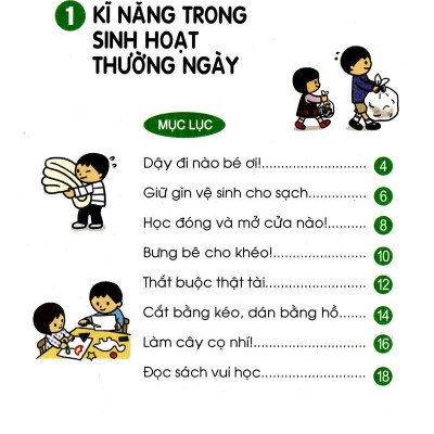 Cẩm Nang Sinh Hoạt Bằng Tranh Cho Bé Tập 1: Kĩ Năng Sinh Hoạt Thường Ngày (Tái Bản 2019)
