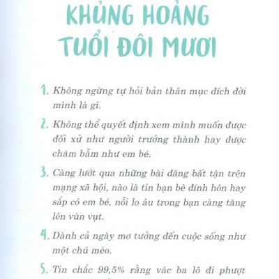 Cẩm Nang Sinh Tồn Cho Bạn Trẻ - Vượt Qua Khủng Hoảng Tuổi Đôi Mươi