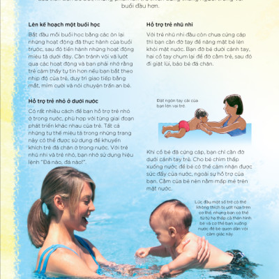 Sách Dạy trẻ tập bơi và cách phòng, chống đuối nước cho trẻ em - TB